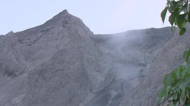 Steam eruption of Komba volcano