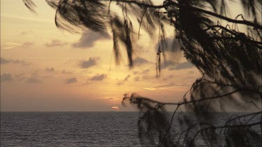 Sunset Over Calm Water