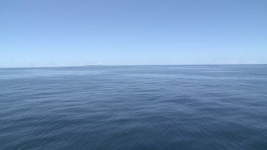 On boat heading towards Heron Island