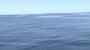 On boat heading towards Heron Island