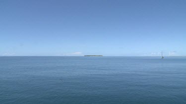 On boat heading towards Heron Island