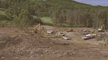 volunteer scientist watching the digging site