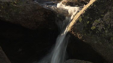 Small, babbling waterfall in the Australian Alps