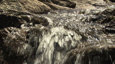 Rocky waterfall in the Australian Alps