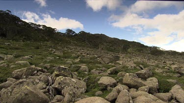 Rocks on a mountain landscape