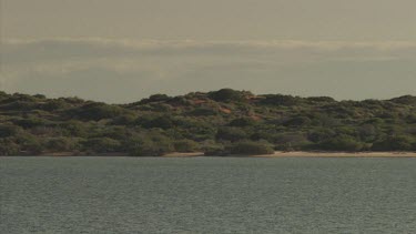 Calm water along the coast