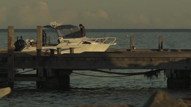 Boat coming in to dock