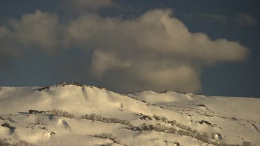 Snow-covered mountains