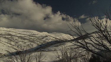 Snow-covered mountains