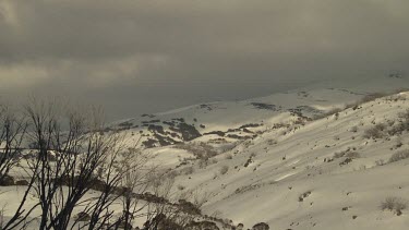 Snow-covered mountains