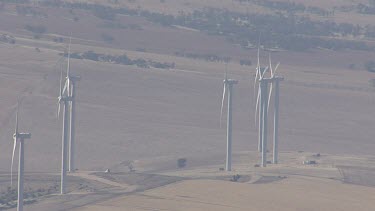 Wind farm and rolling farmland