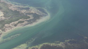 Aerial view of the coast off Gulf St Vincent