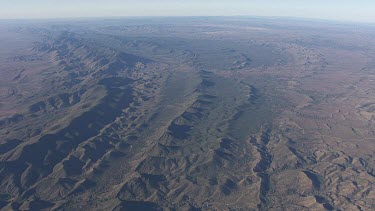 Misty mountains and valleys in the Flinder Ranges