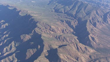 Misty mountains and valleys in the Flinder Ranges