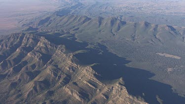 Misty mountains and valleys in the Flinder Ranges