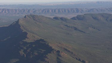 Misty mountains and valleys in the Flinder Ranges