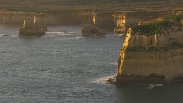 Cliffs behind the 12 Apostles at the Great Australian Bight