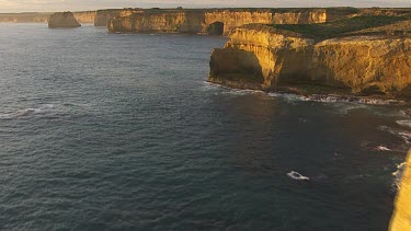 Cliffs behind the 12 Apostles at the Great Australian Bight