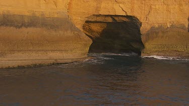 Gentle waves between the 12 Apostles at the Great Australian Bight