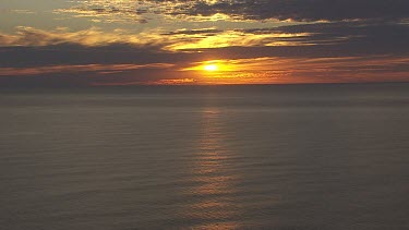 Golden sunset over the Great Australian Bight