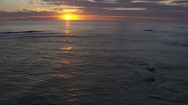 Golden sunset over the Great Australian Bight