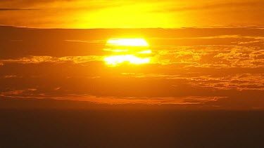 Golden sunset over the Great Australian Bight