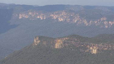 Dense forest covering Blue Mountains