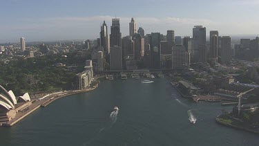 Sydney Opera House and the harbour