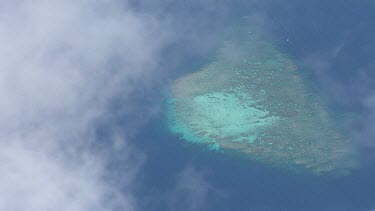 Aerial view of the Great Barrier Reef