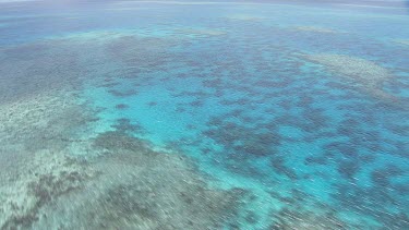 Aerial view of the Great Barrier Reef