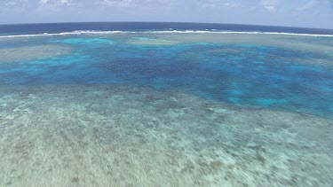 Aerial view of the Great Barrier Reef