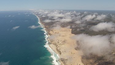 Aerial View of Western Australia Coastline