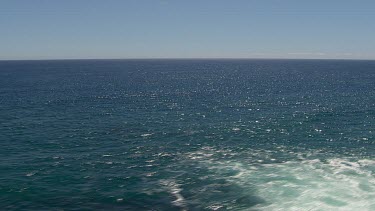 Aerial View of Western Australia Coastline - Ocean Waves crashing against the rocks