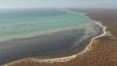 Aerial View of Shark Bay