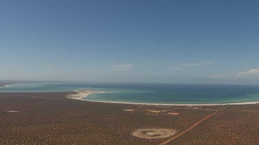 Aerial View of Shark Bay