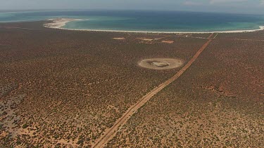 Aerial View of Shark Bay