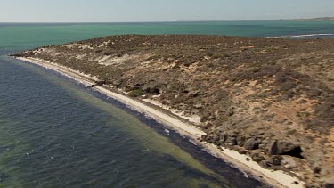 Aerial View of Shark Bay Coastline
