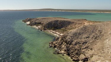 Aerial View of Shark Bay Coastline