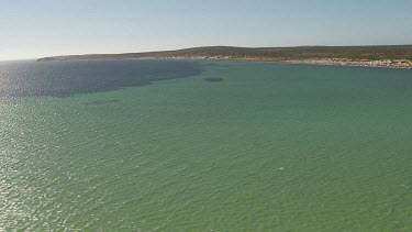 Aerial View of Shark Bay Coastline