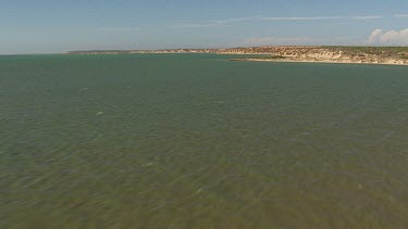 Aerial View of Shark Bay Coastline