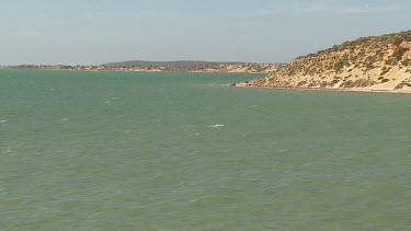 Aerial View of Shark Bay Coastline