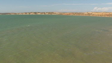 Aerial View of Shark Bay Coastline