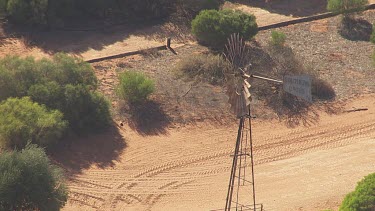 Aerial View of Southern Cross Mill near farm