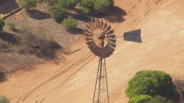 Aerial View of Southern Cross Mill near farm