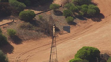 Aerial View of Southern Cross Mill near farm