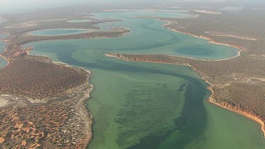 Aerial View of Francois Peron National Park Landscape