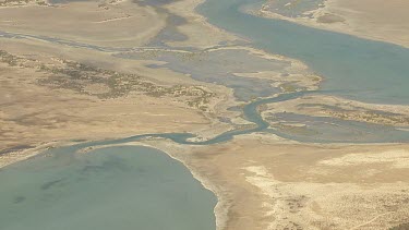 Aerial View of Francois Peron National Park Landscape