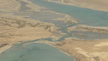 Aerial View of Francois Peron National Park Landscape