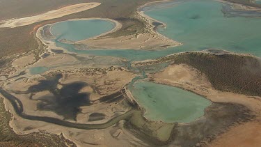 Aerial View of Francois Peron National Park Landscape