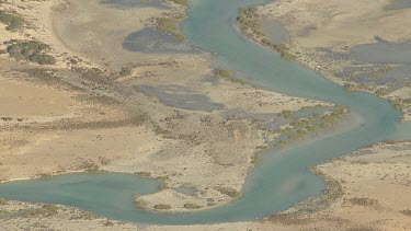 Aerial View of Francois Peron National Park Landscape